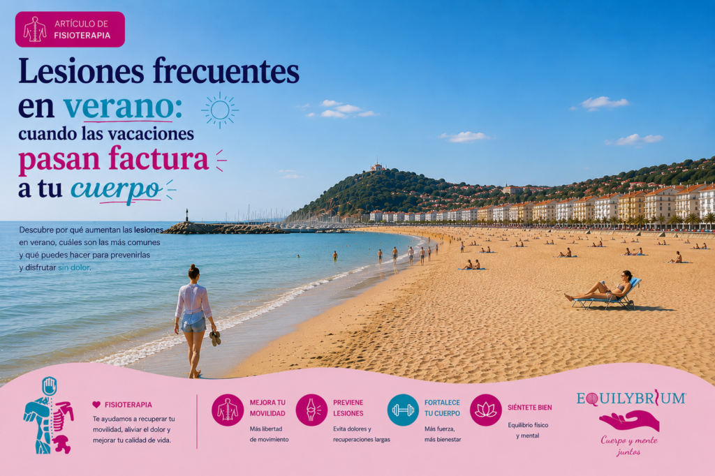 Lesiones frecuentes en verano en Laredo